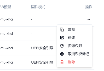 权限菜单